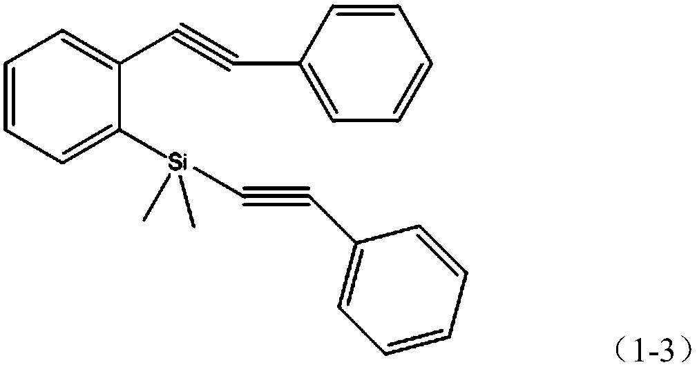 A kind of benzene, anthracenosilole derivative organic photoelectric material and its synthesis method