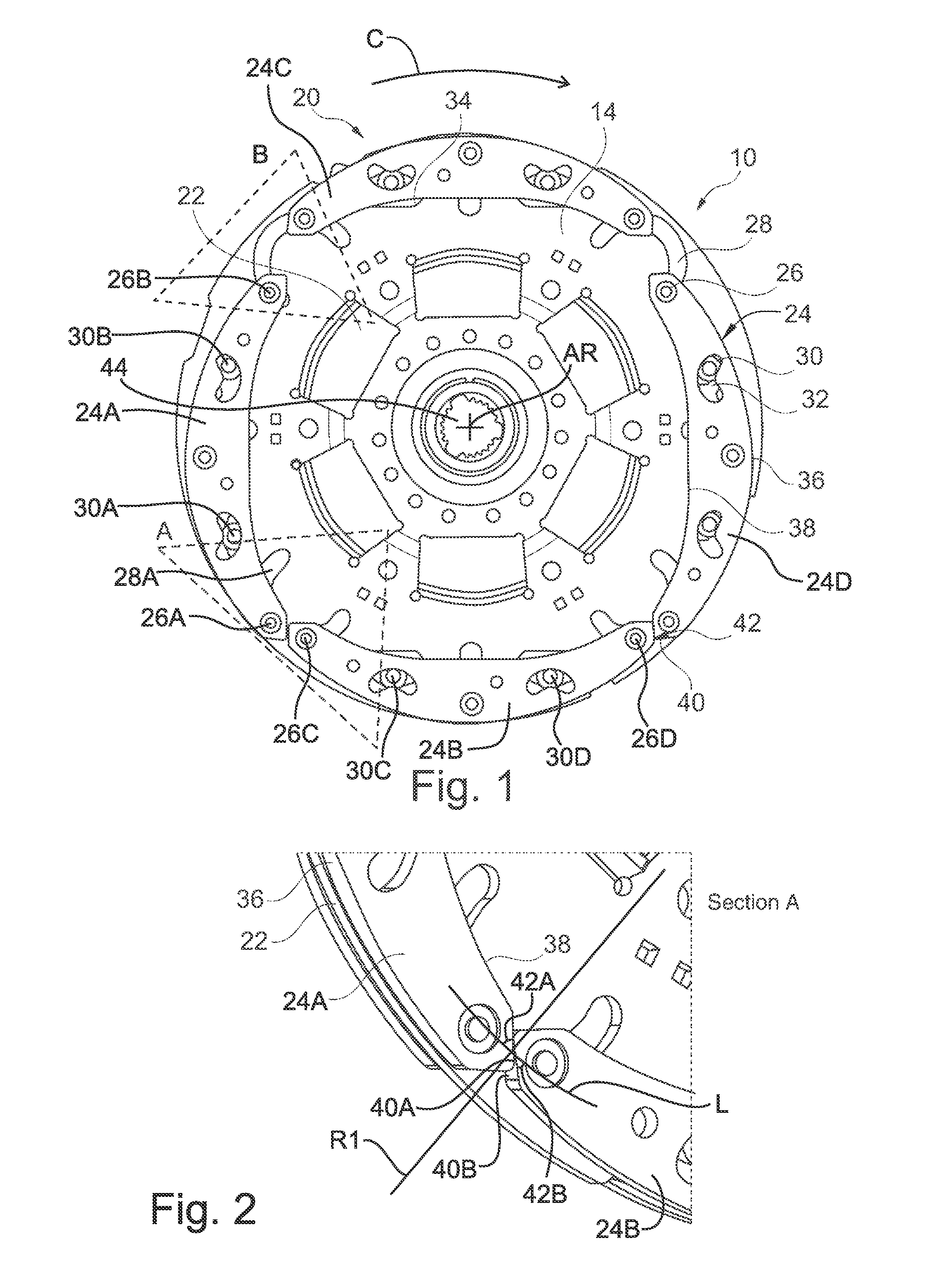Centrifugal pendulum mechanism