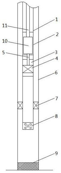 Integrated pumping and pumping combined operation under-pressure rotary pumping pipe column and plugging tool and method