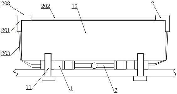 An intelligent protection structure for computer hard disk