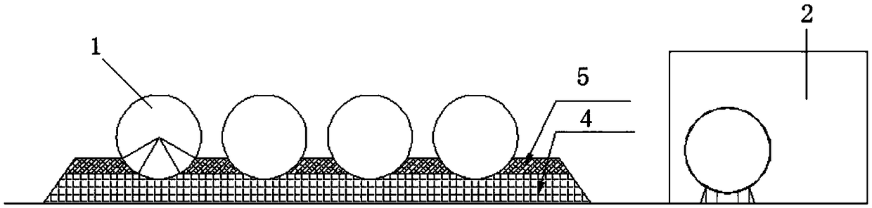 A method for slipping into place of a large-scale soil-covered bullet tank