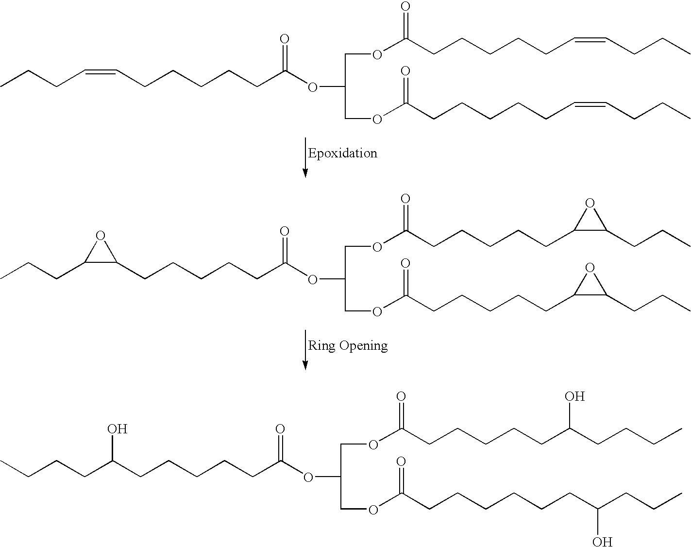 Polyols from plant oils and methods of conversion
