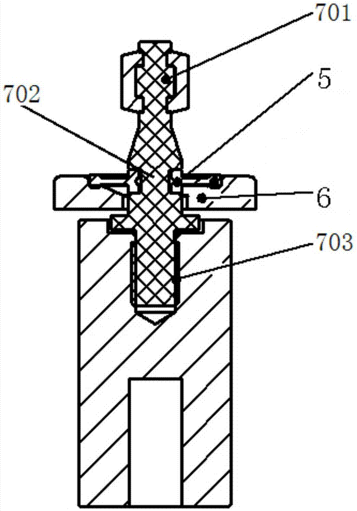 Three-way D-shaped electromagnetic valve and application method thereof