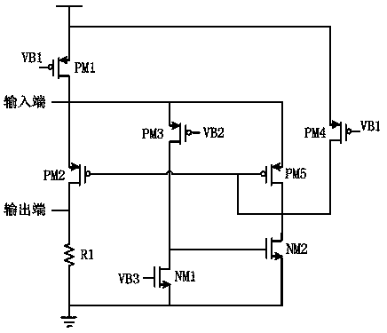 Wide voltage trans-impedance amplifier