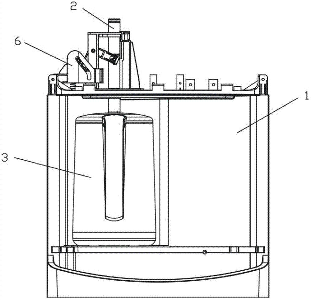 Water dispenser capable of conveniently taking and placing water kettle