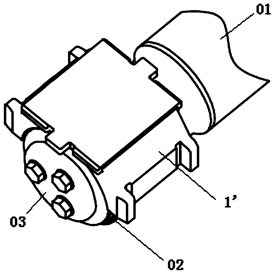 A shaft end power generation structure of a railway vehicle