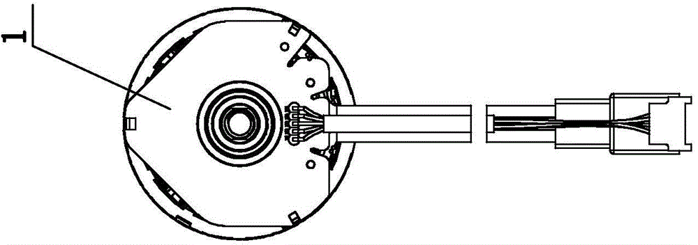 Brushless motor assembly structure