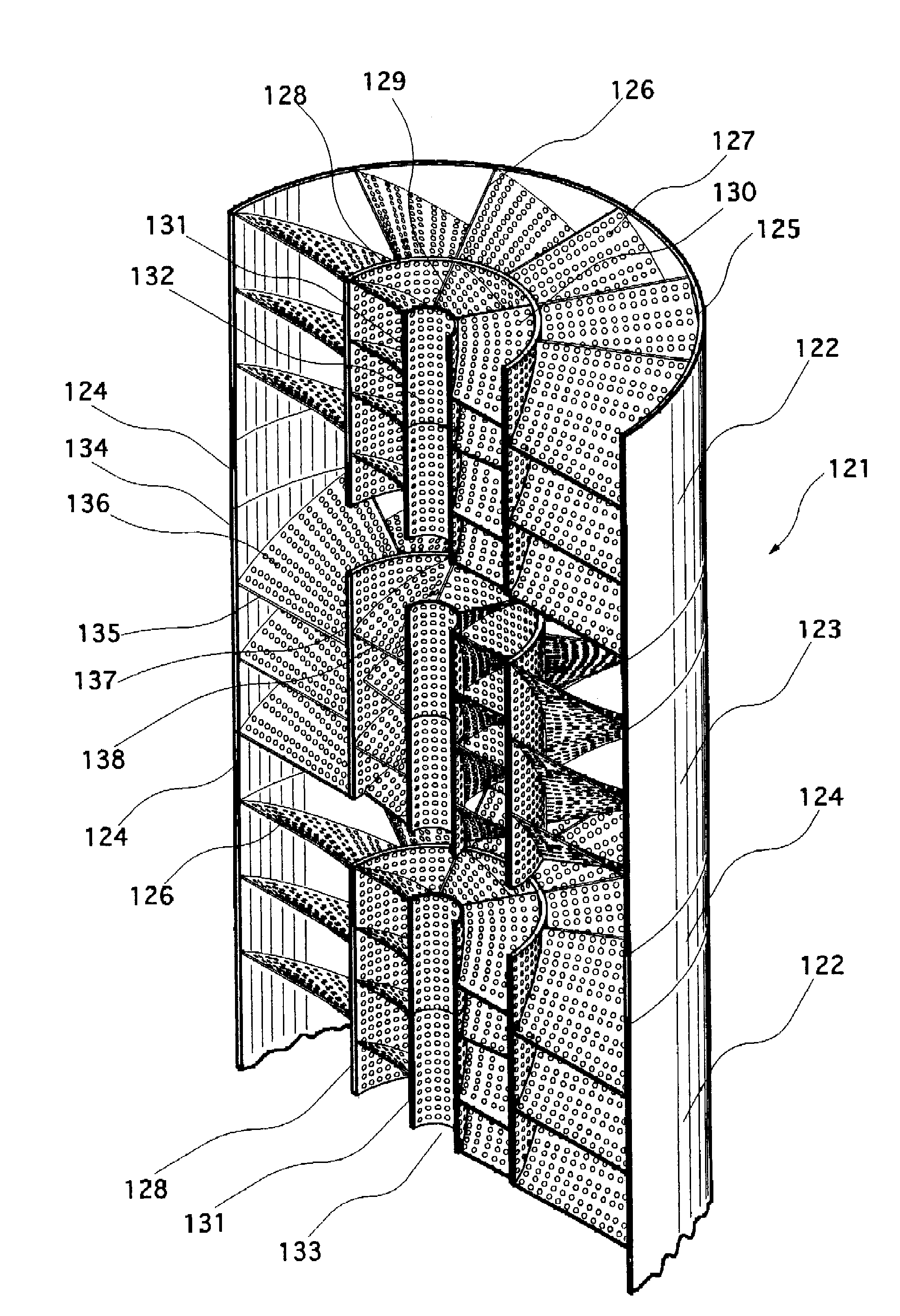 Mixing element and static fluid mixer using same