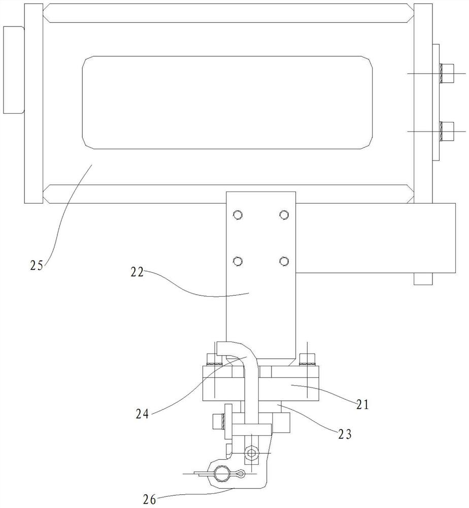 Anchor cable mounting device