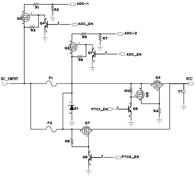 Power circuit based on resettable fuse and electronic product