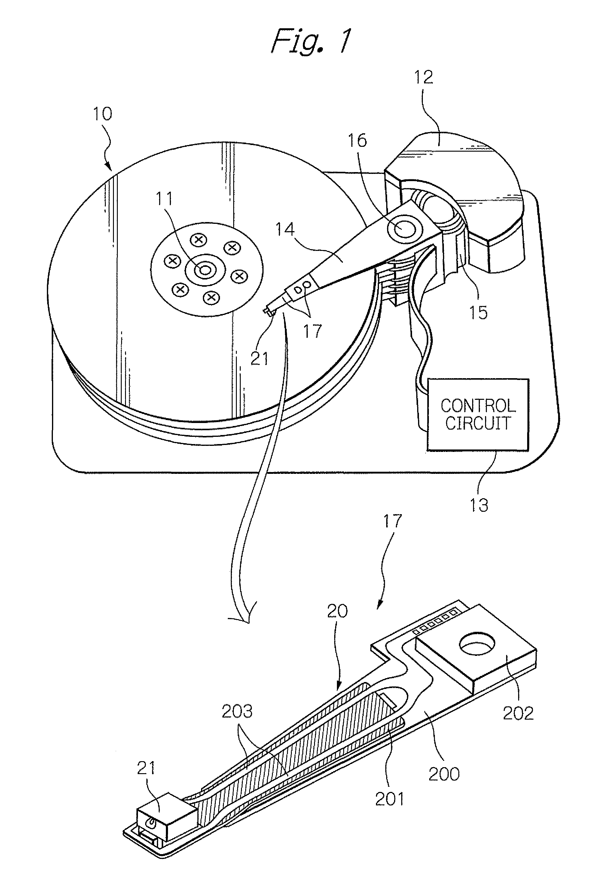 Heat-assisted thin-film magnetic head and heat-assisted magnetic recording method