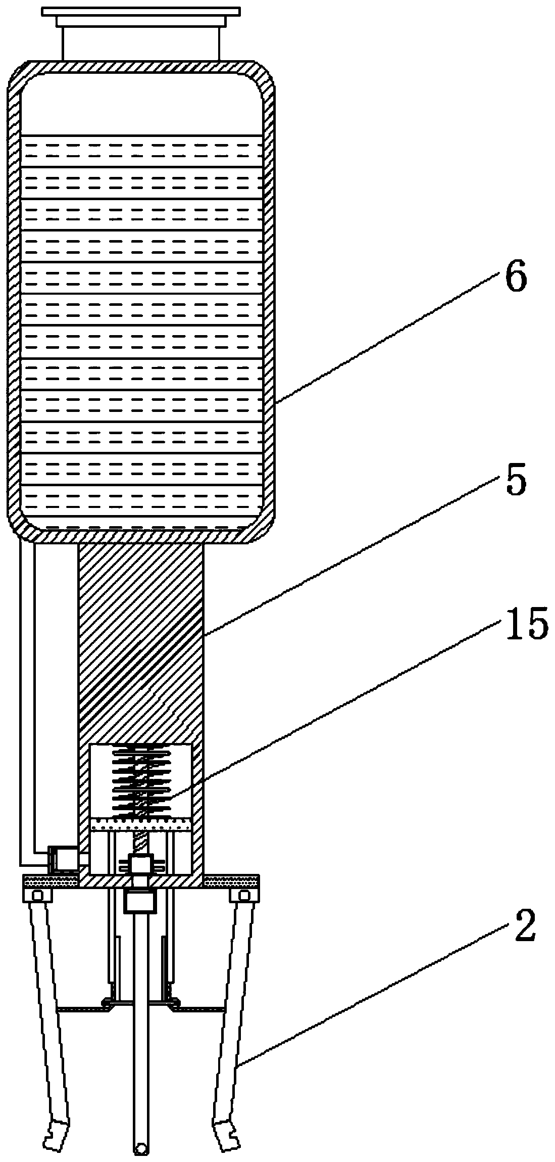 Feeding device for medical nursing