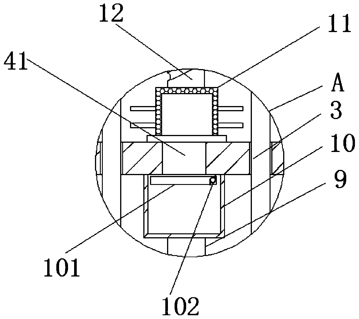 Feeding device for medical nursing