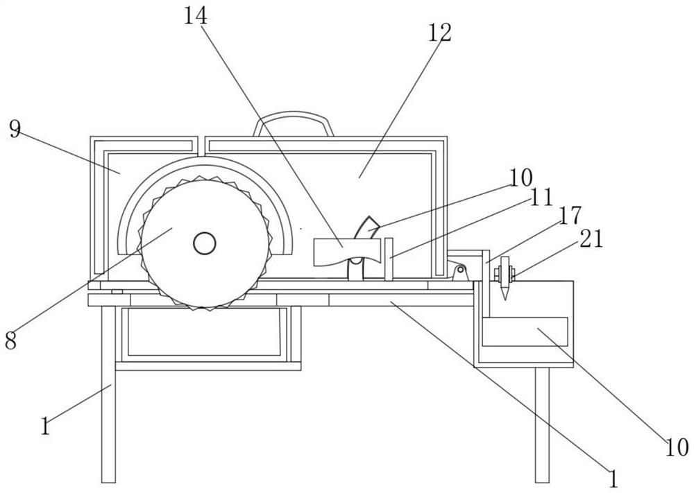 A concrete aerated block cutting device