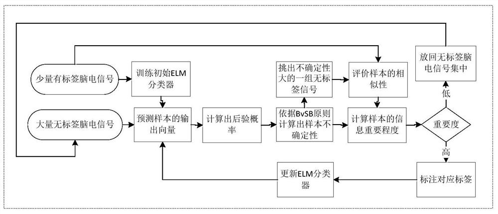 A multi-class EEG classification method based on dual-rule active extreme learning machine