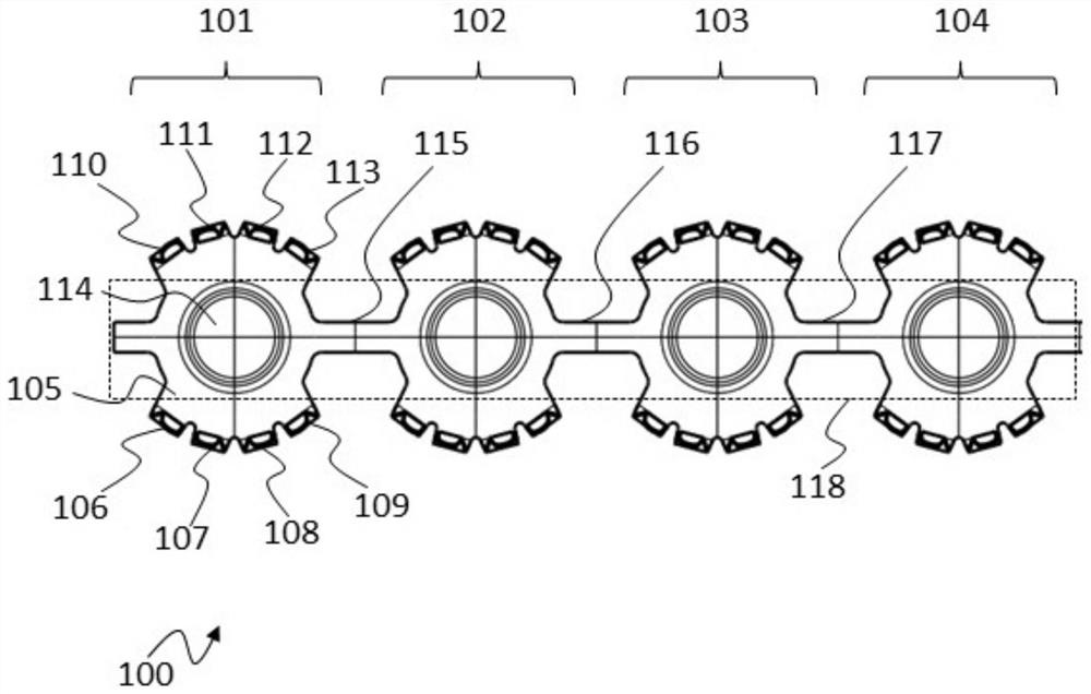 Cell contact device and battery system