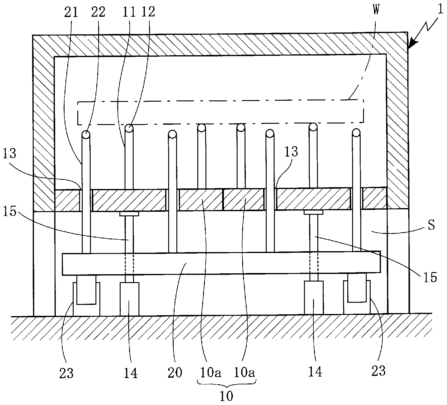 Heating furnace and method for cleaning interior of heating furnace