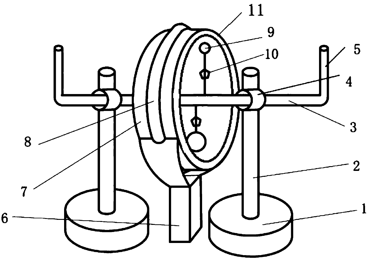 Centrifugal force safety experiment table for teaching