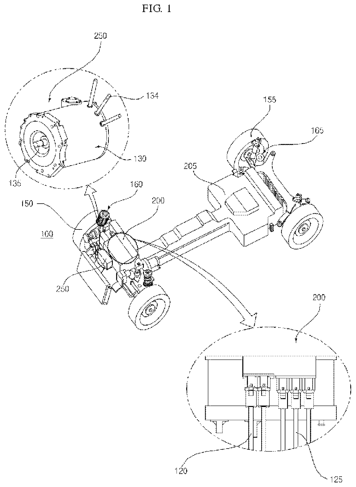 Power converting apparatus, and vehicle including the same