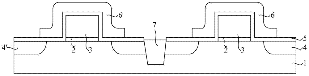 A kind of eeprom storage array structure and its manufacturing method