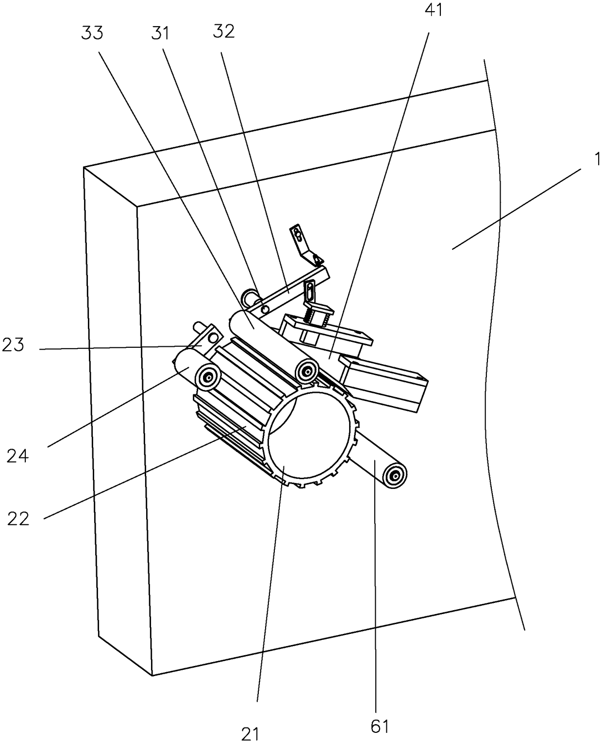 Straw packaging machine