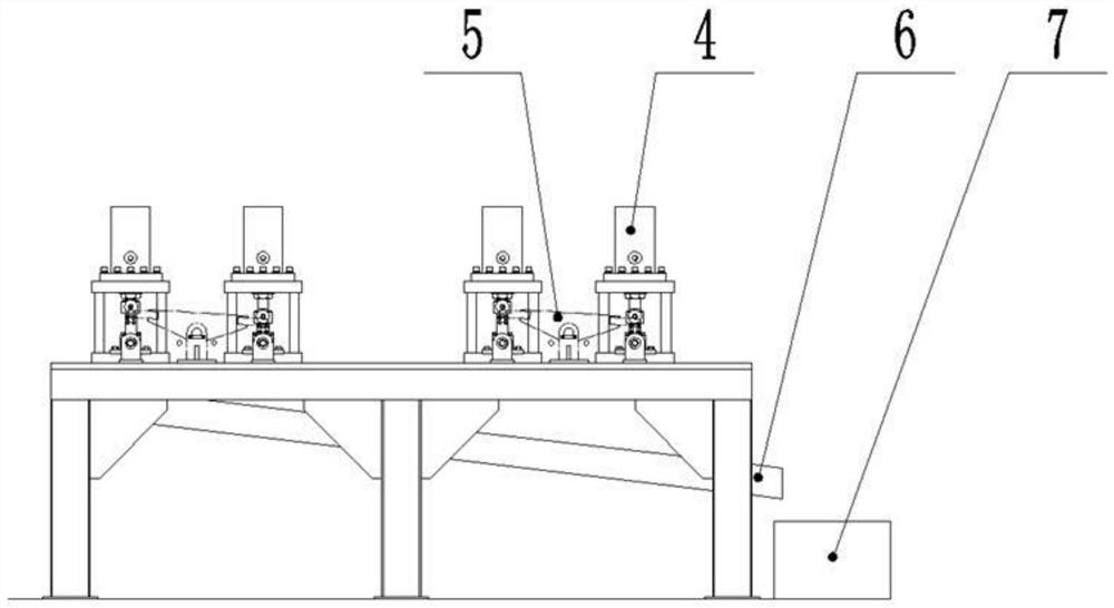 An automatic production line for cutting copper rods