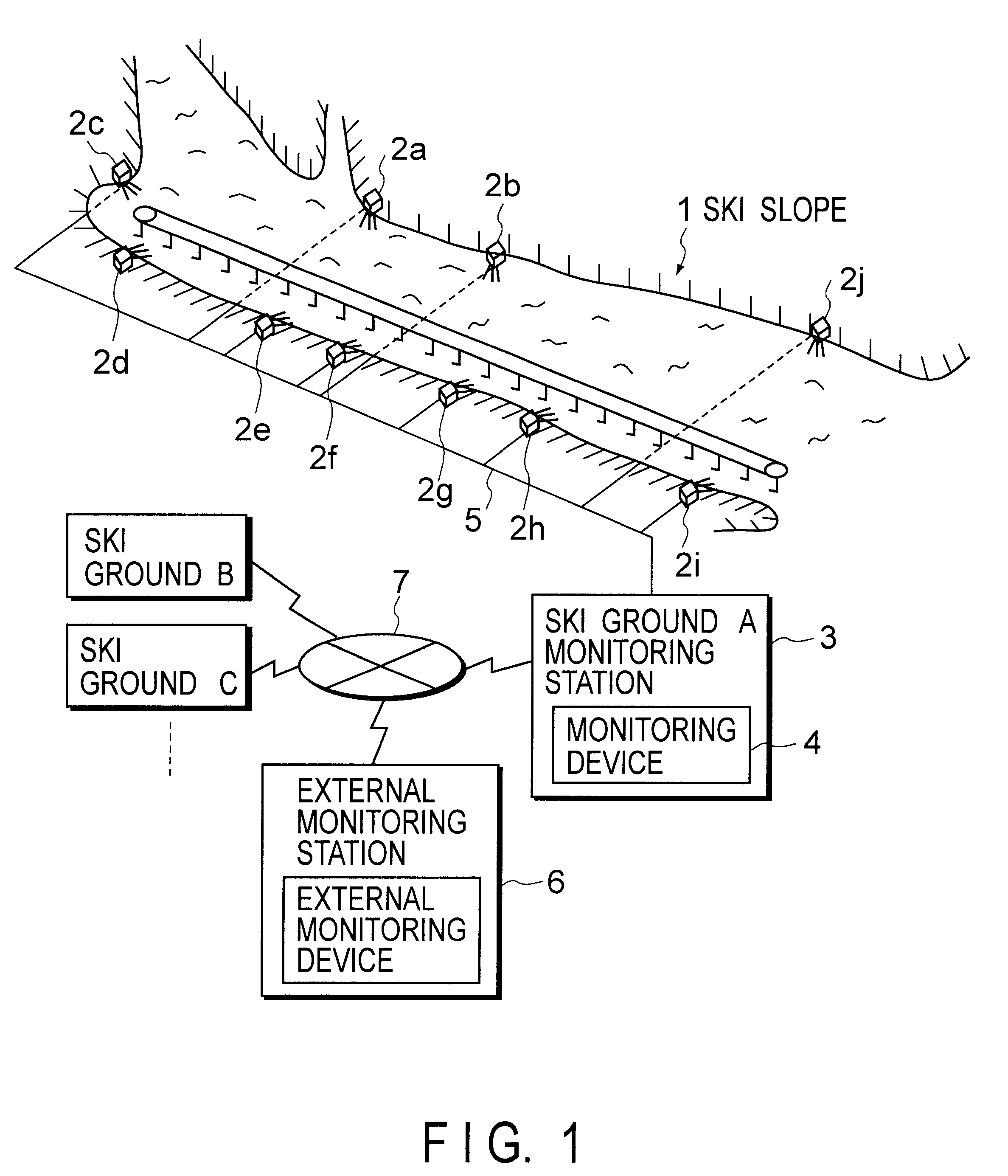 System and method for remotely monitoring artificial snow maker of ice crushing type