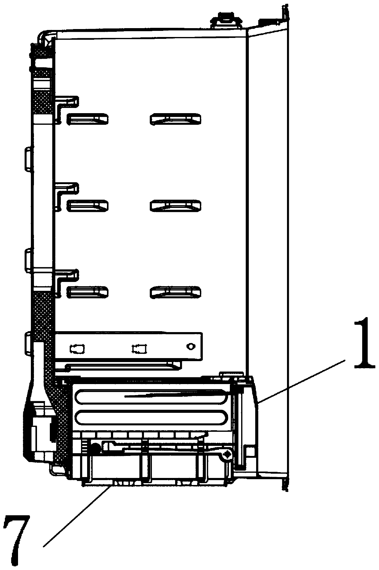 Refrigerator having simple double-drawer assembly structure