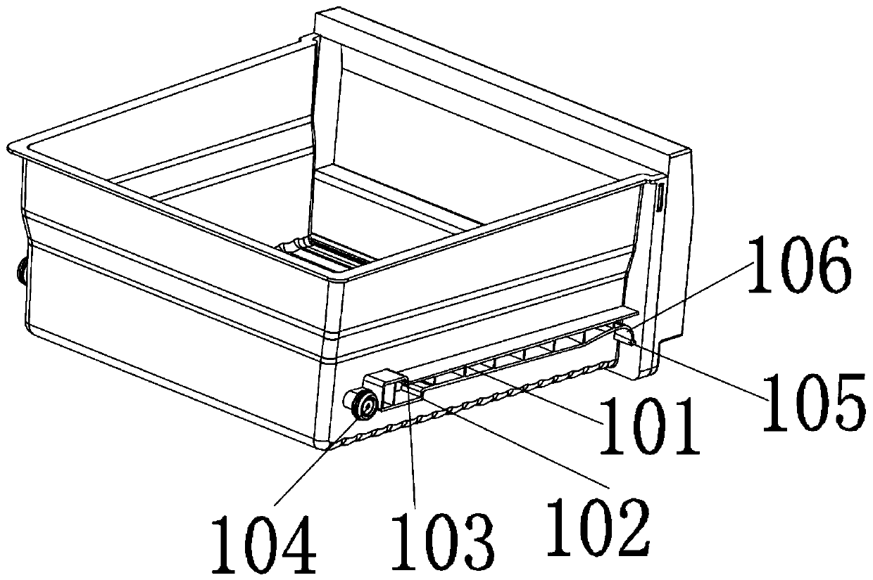 Refrigerator having simple double-drawer assembly structure