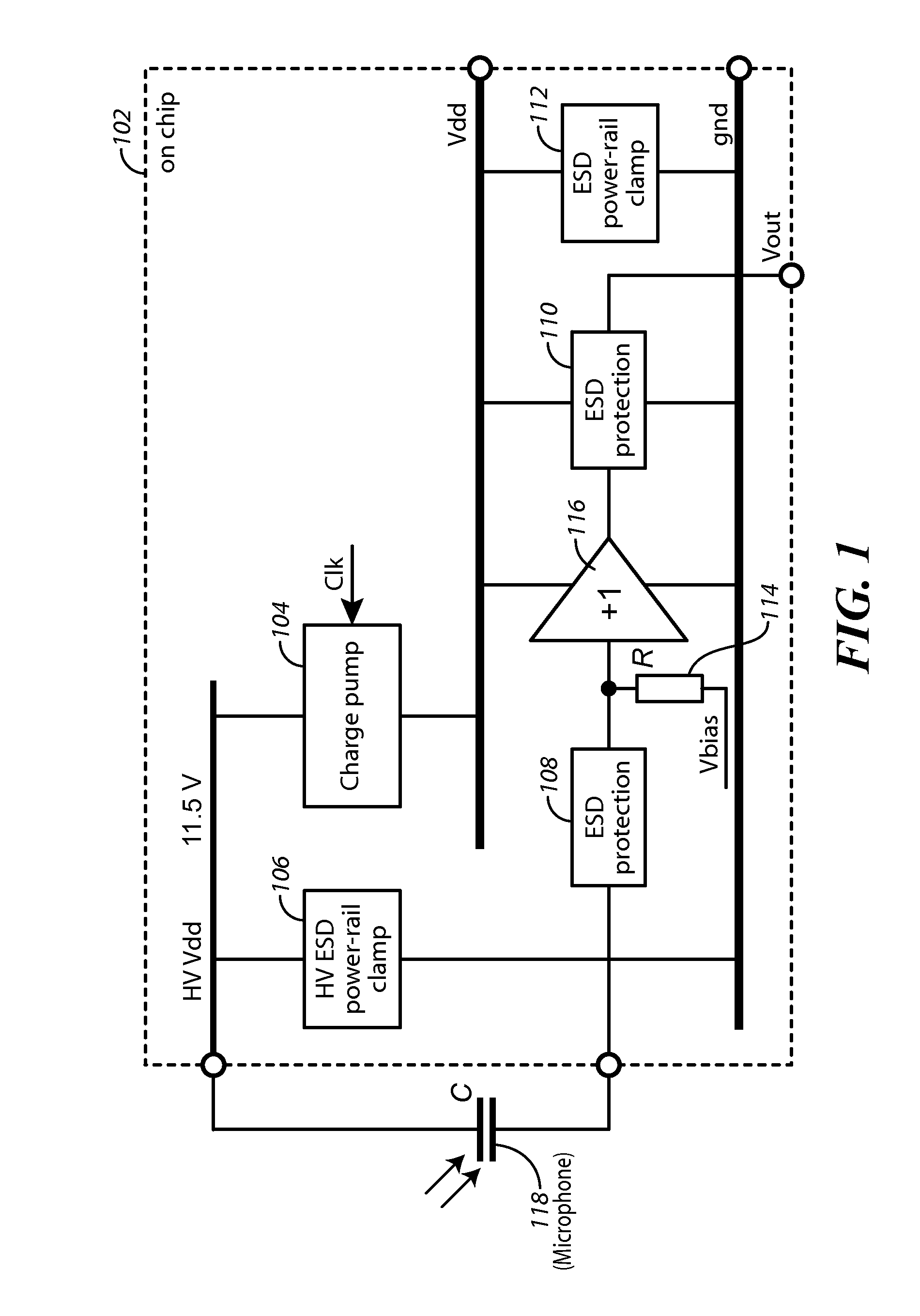 Apparatus and Method For High Voltage I/O Electro-Static Discharge Protection