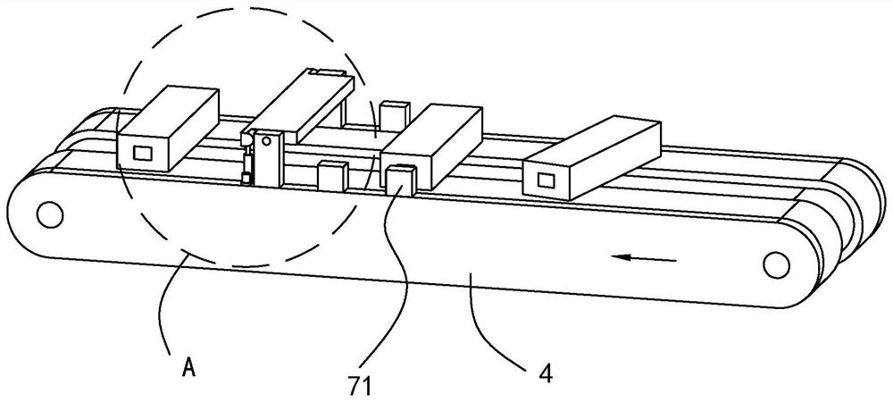 Transportation deviation correction detection system suitable for cigarette sorting line