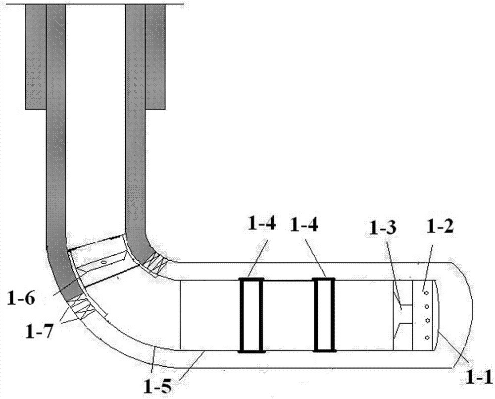 Cement-free well cementation method for horizontal section of horizontal well