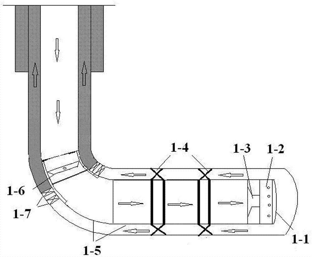 Cement-free well cementation method for horizontal section of horizontal well
