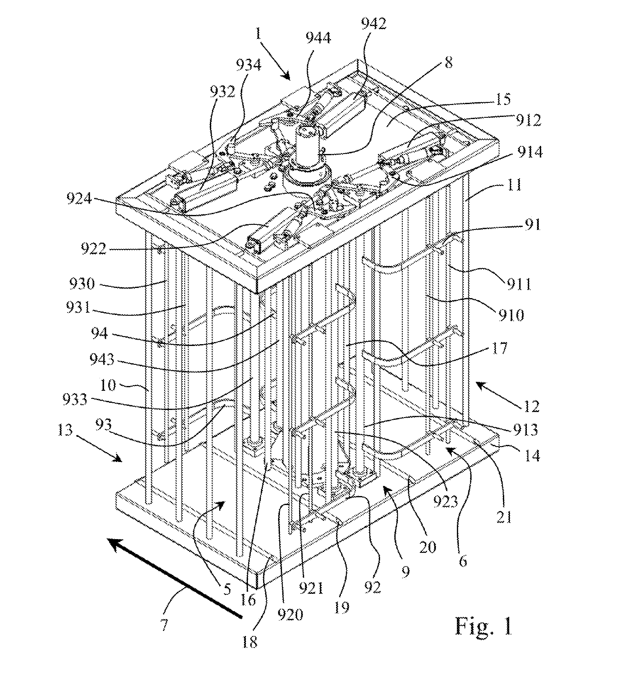 Container drying device
