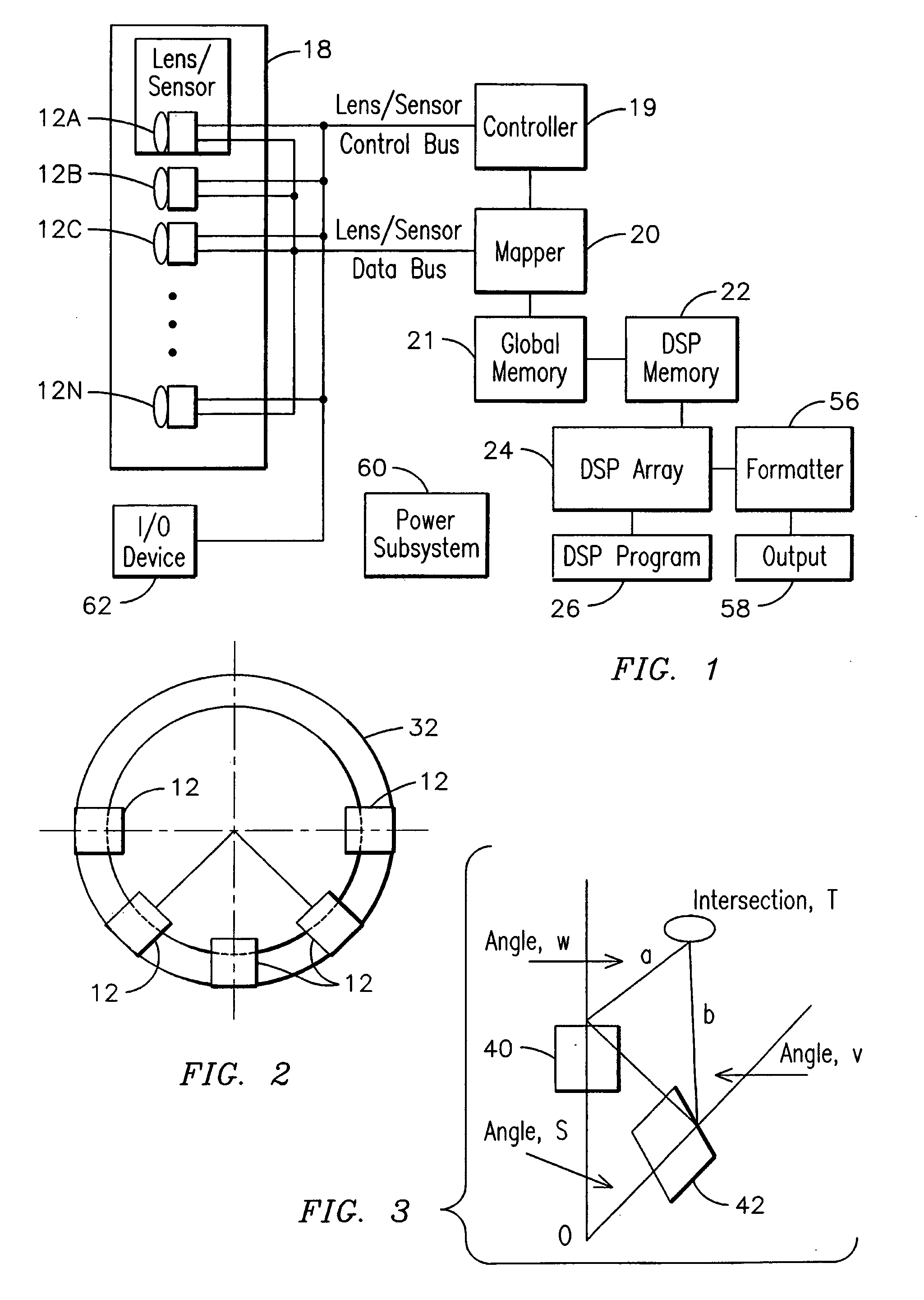 Digital imaging system for creating a wide-angle image from multiple narrow angle images
