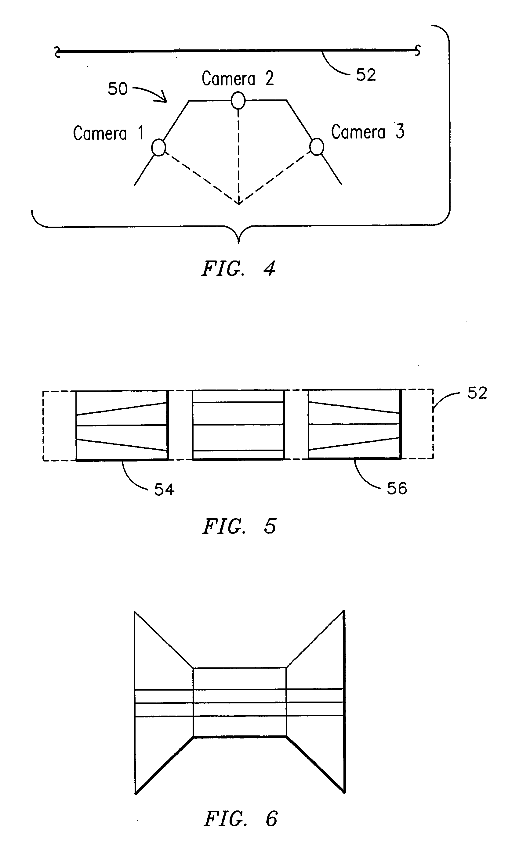 Digital imaging system for creating a wide-angle image from multiple narrow angle images