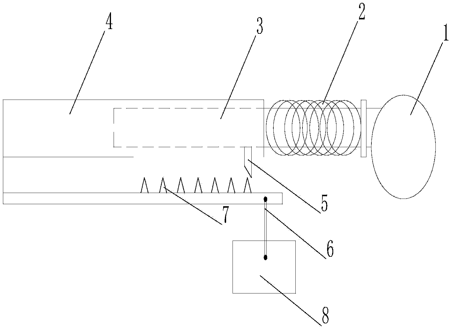 Ship buffering docking and unpowered sailing-off device