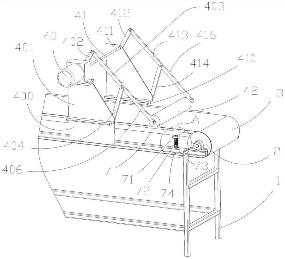 Tea leaf flattening device