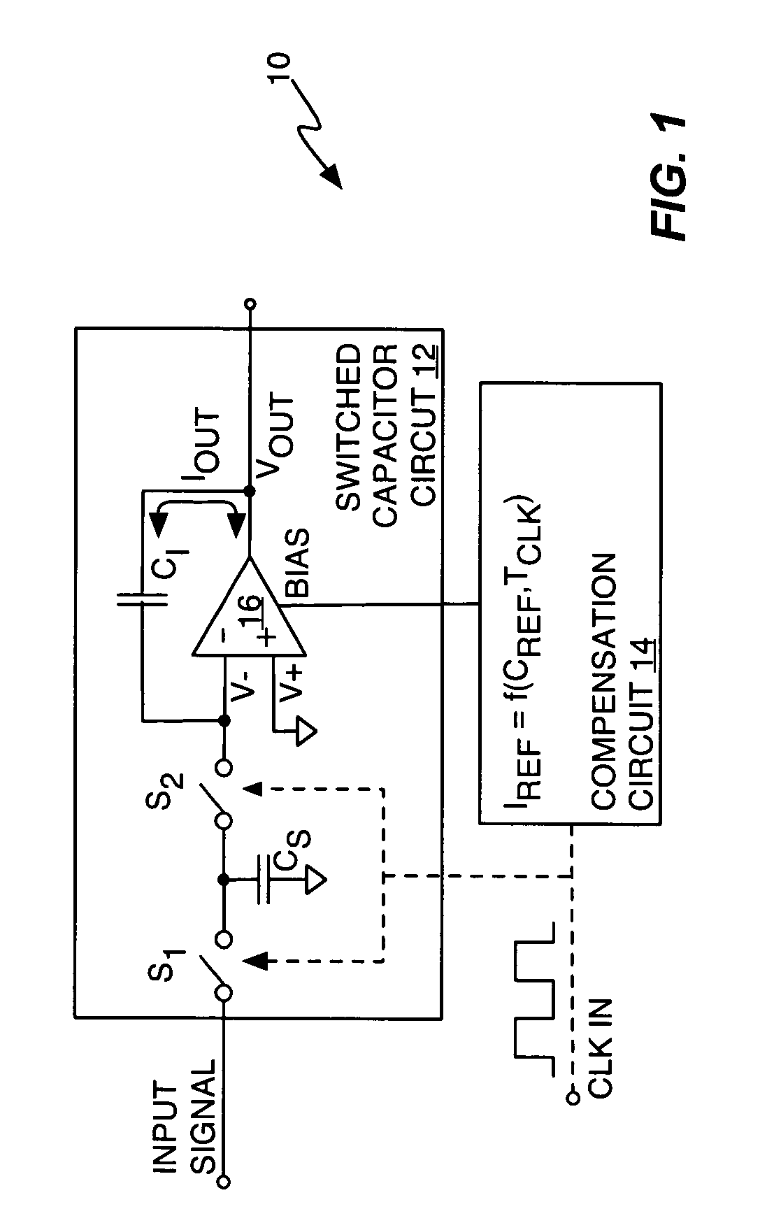 Switched capacitor circuit compensation apparatus and method