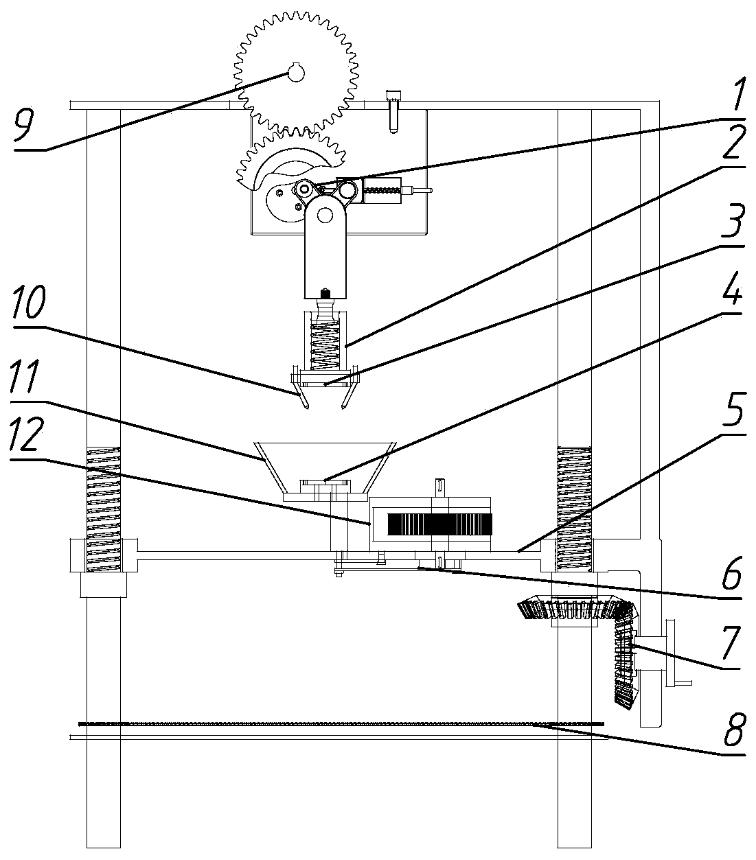 Chewing bionic device and application thereof