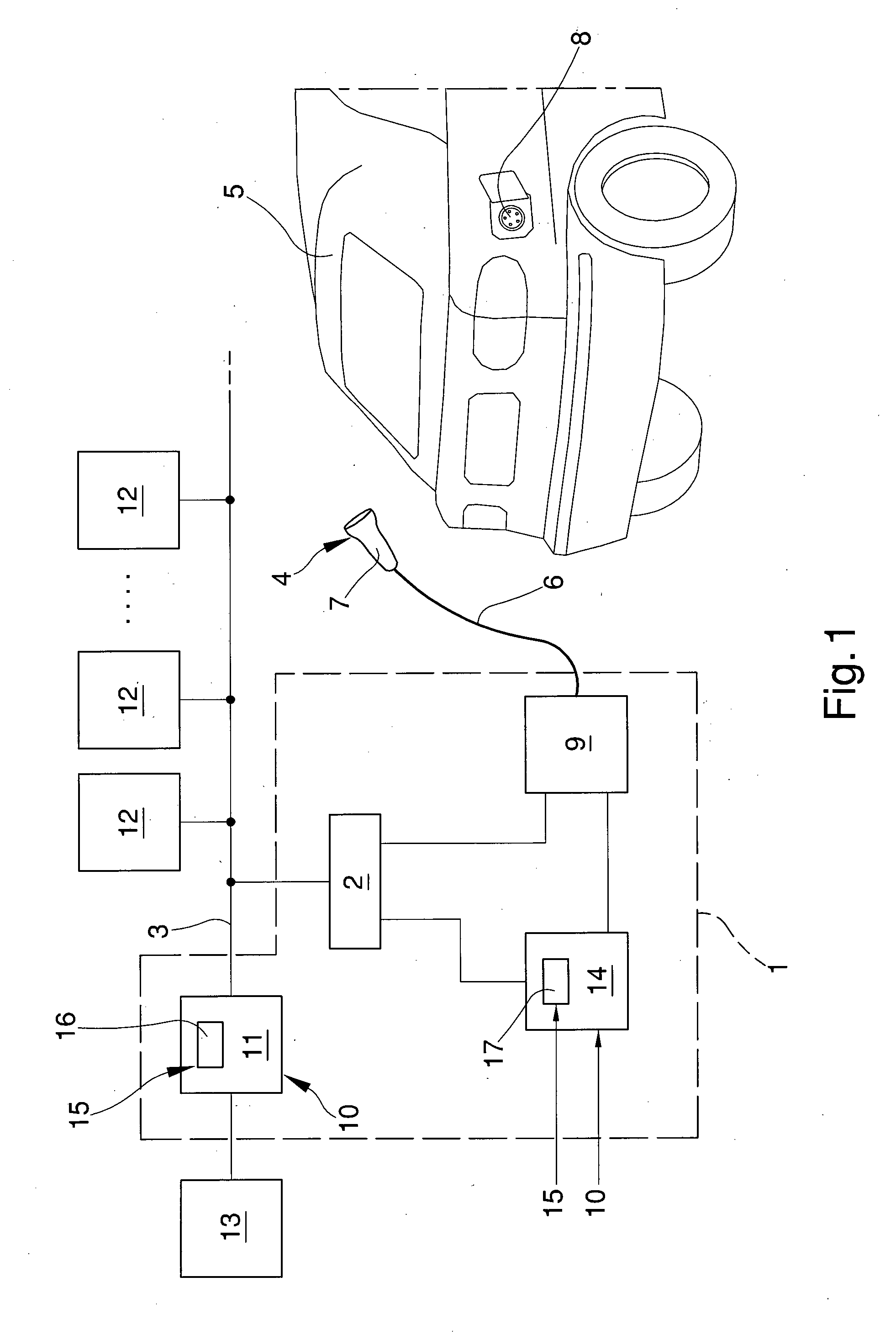 Appliance and method for recharging batteries of electric vehicles or the like