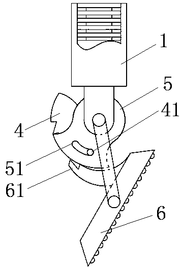 Lossless fixing chassis device for tripod tiptoes