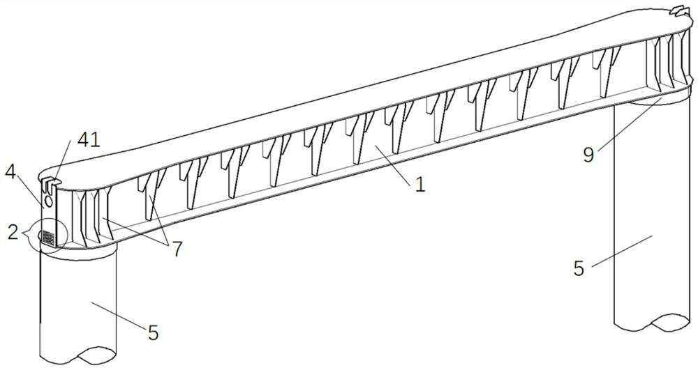 Bridge pier bent cap lower supporting system and construction method thereof