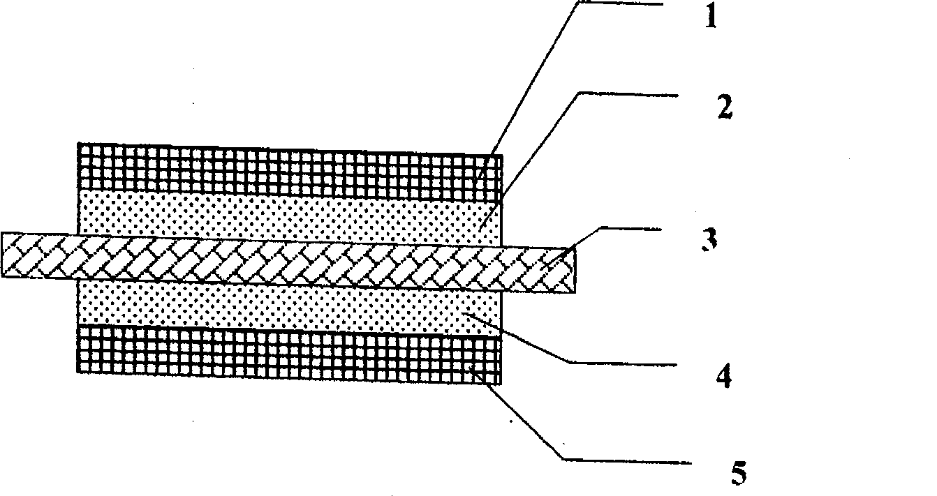 Method for preparing membrane electrode of direct methanol fuel cell