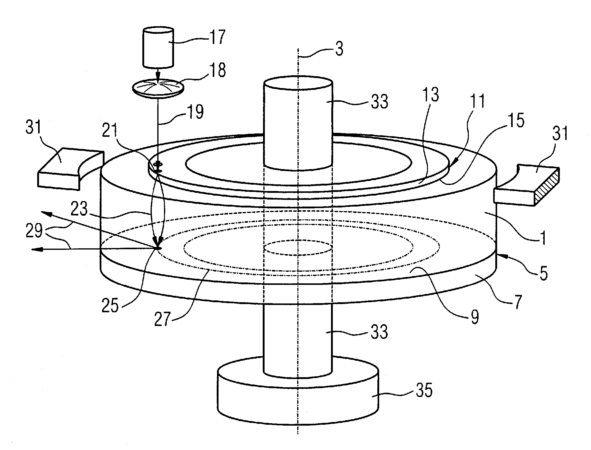 X-ray radiator with a photocathode irradiated with a deflected laser beam