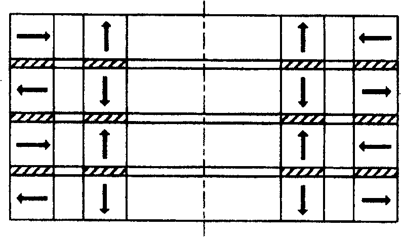 Rotor weight self-adaptive type permanent magnet thrust bearing