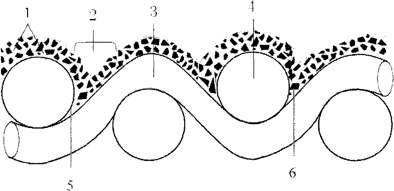 Precise polishing cloth and preparation method thereof