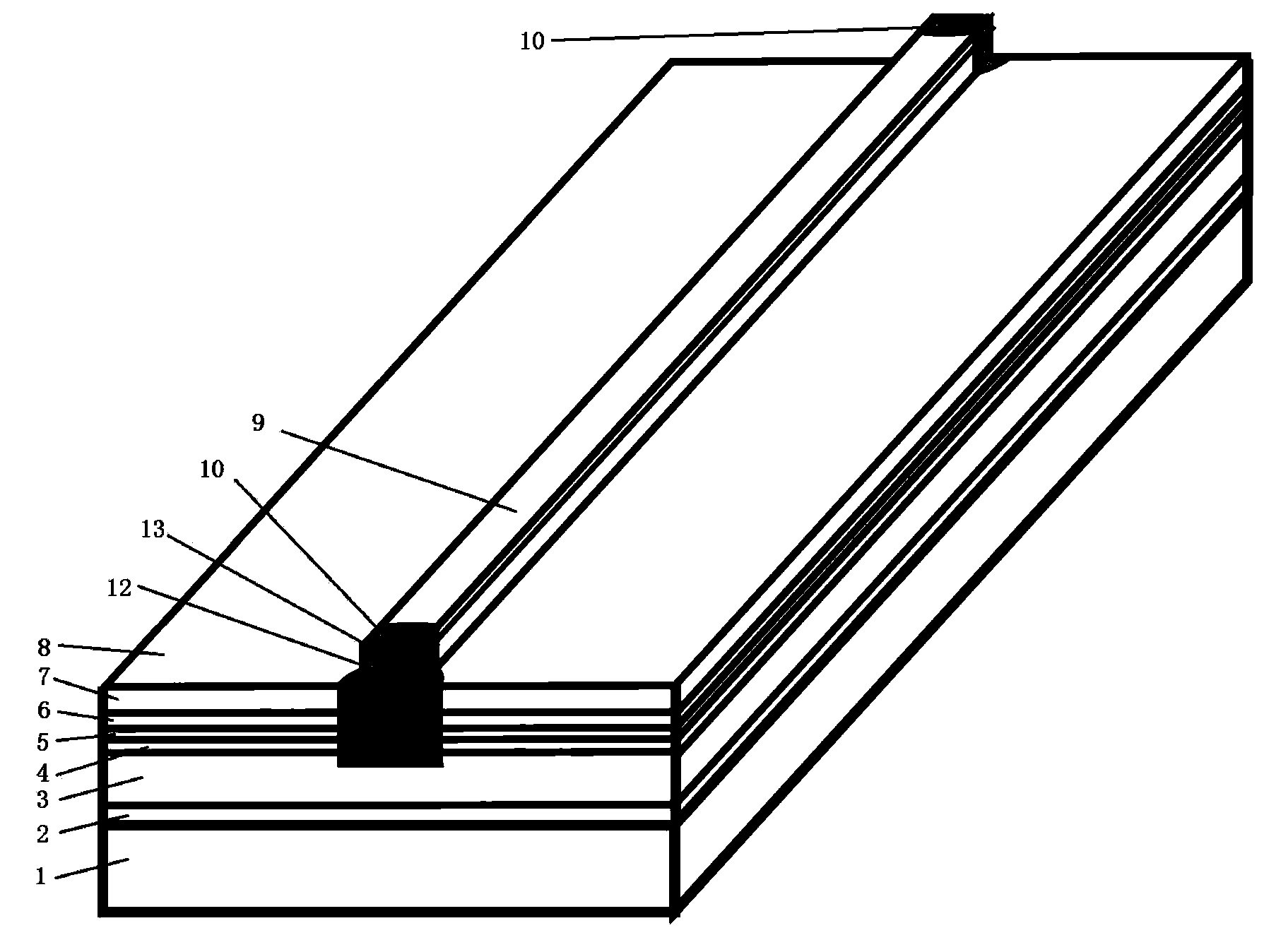 High-power semiconductor laser with non-absorbing windows