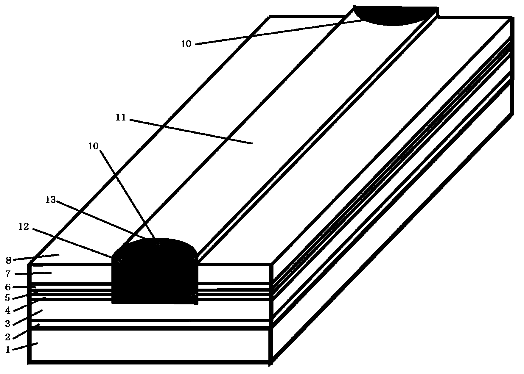 High-power semiconductor laser with non-absorbing windows