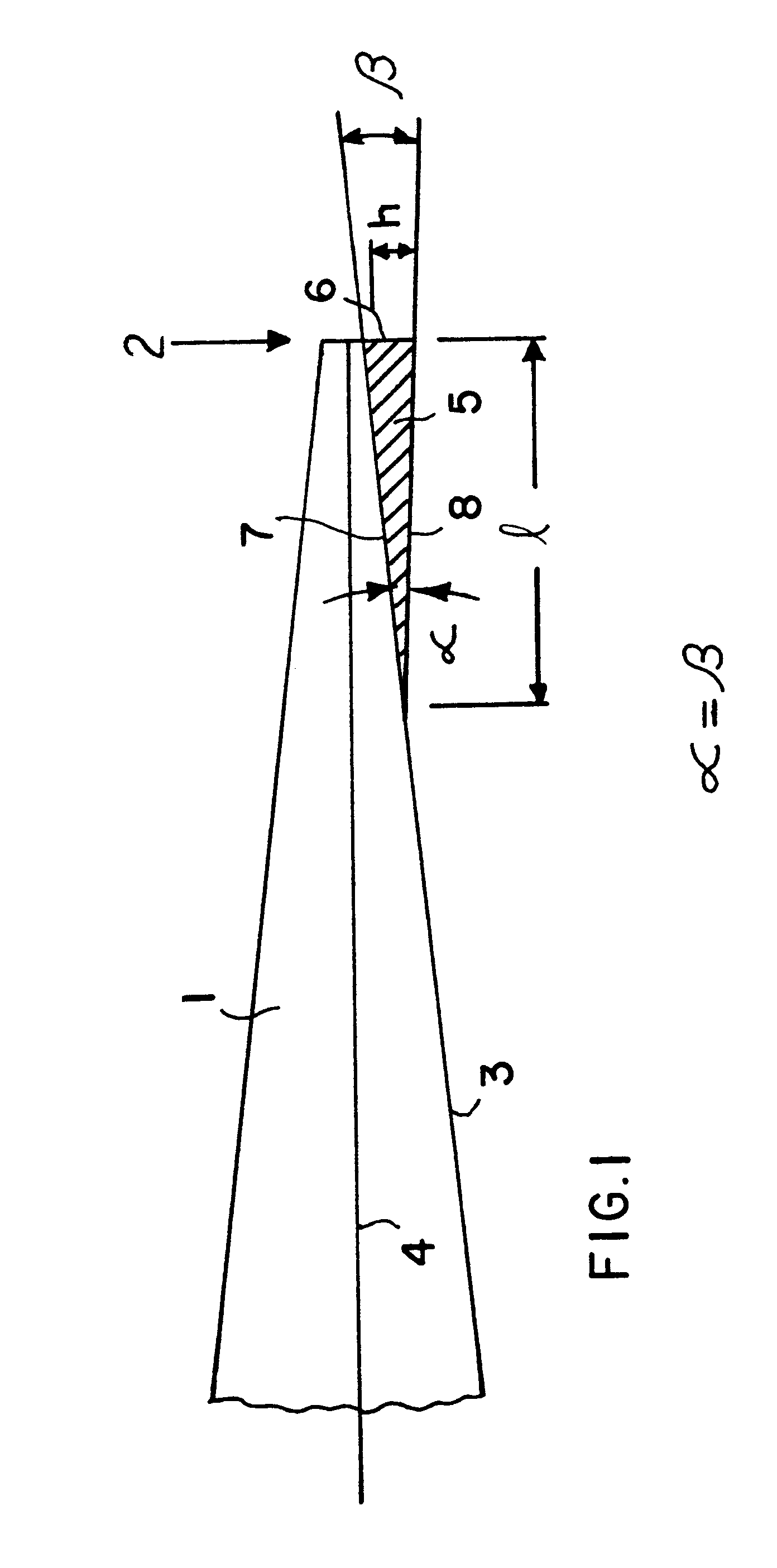 Trailing edge wedge for an aircraft wing